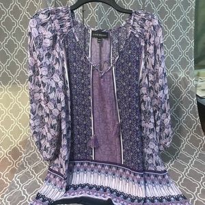 Lane Bryant Patterned Blouse